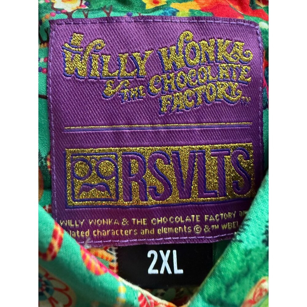 RSVLTS Willy Wonka and the Chocolate Factory Pure Imagination Mens 2XL NWT - Picture 3 of 5